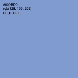 #809BD0 - Blue Bell Color Image